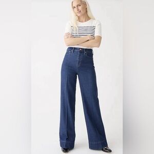 J.CREW Denim trouser in Fiorellas wash NWT 27